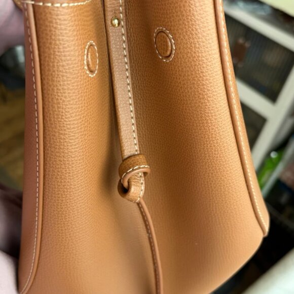 POLÈNE Brown Leather Tote Bag - Picture 5 of 10